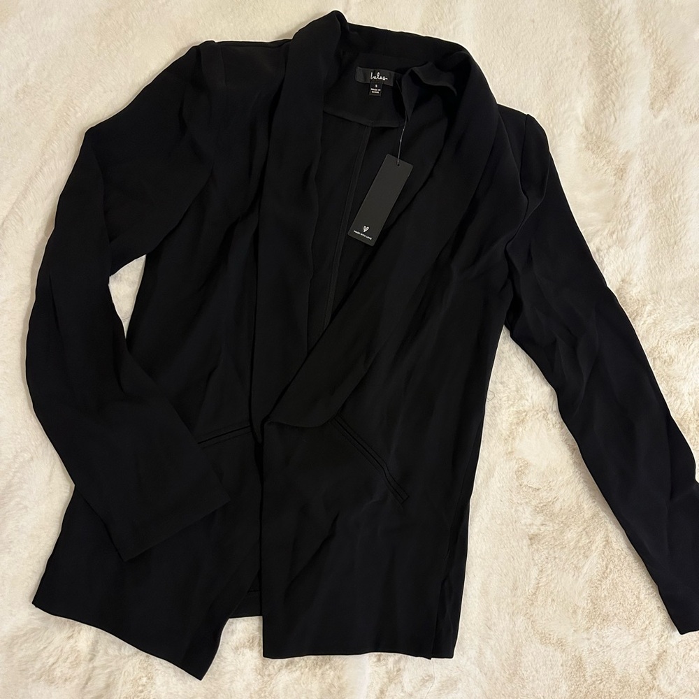 LULUS | Miss Punctuality Black Blazer Jacket